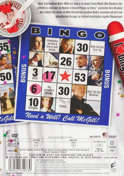 Produktbild: Better Call Saul - Die komplette erste Staffel [3 DVDs]