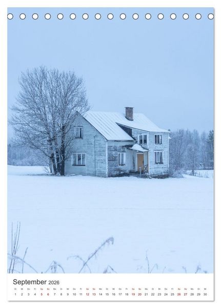 Produktbild: Winter in Lappland - Bezaubernde Sch&ouml;nheit (Tischkalender 2026 DIN A5 hoch), CALVENDO Monatskalender