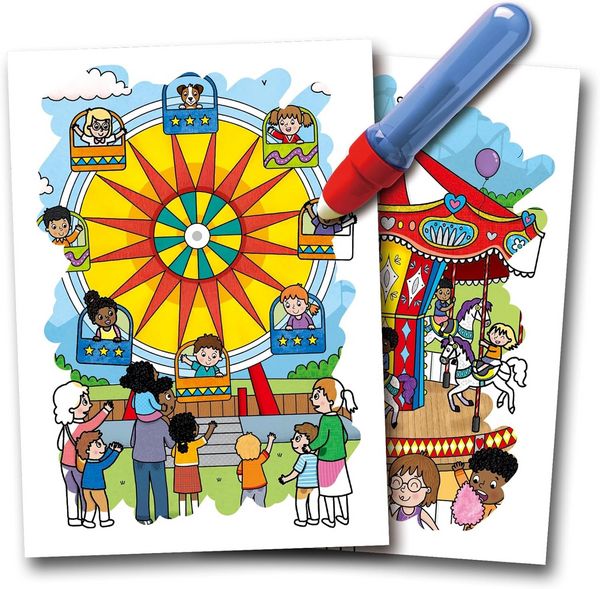 Produktbild: Jumbo 1150400342 - Galt, Water Magic Theme Park inkl. Wasserstift, magisches Freizeitpark-Malblock