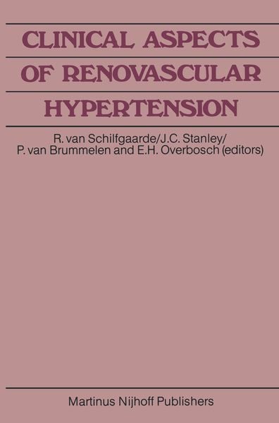 Produktbild: Clinical Aspects of Renovascular Hypertension