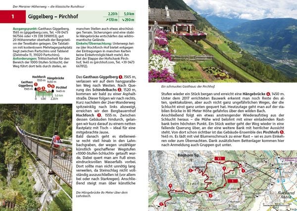 Produktbild: ROTHER Wanderf&uuml;hrer Meraner H&ouml;henweg