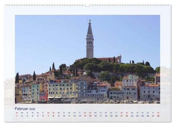 Produktbild: Sch&ouml;nes Istrien 2026 (Wandkalender 2026 DIN A2 quer), CALVENDO Monatskalender