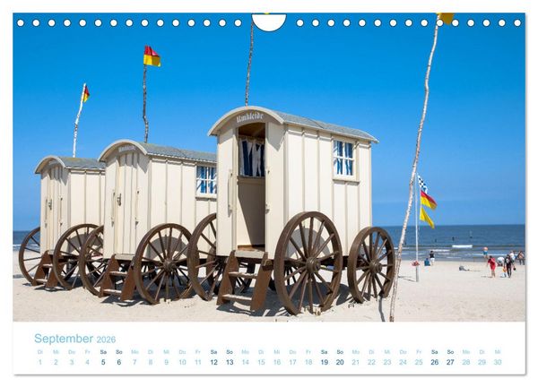 Produktbild: Sommer auf Norderney (Wandkalender 2026 DIN A4 quer), CALVENDO Monatskalender