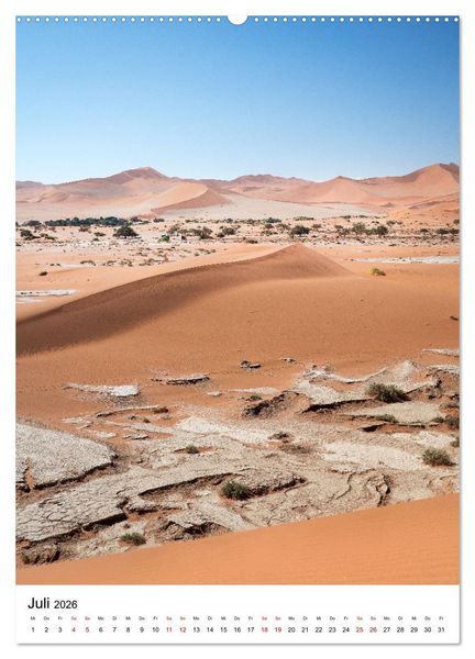 Produktbild: Naturparadies Namibia (Wandkalender 2026 DIN A2 hoch), CALVENDO Monatskalender