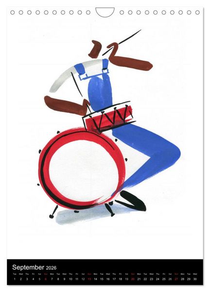 Produktbild: JAZZ swinging New Orleans (Wall Calendar 2026 DIN A4 portrait), CALVENDO 12 Month Wall Calendar