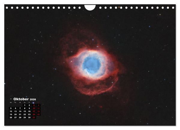 Produktbild: InfinityAstro - die Unendlichkeit im Bild - Astrofotos von Roland Schliessus (Wandkalender 2026 DIN A4 quer), CALVENDO Monatskalender