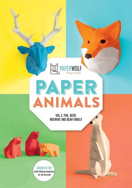 Produktbild: Paper Animals: Volume 1: Fox, Deer, Meerkat and Bear Family