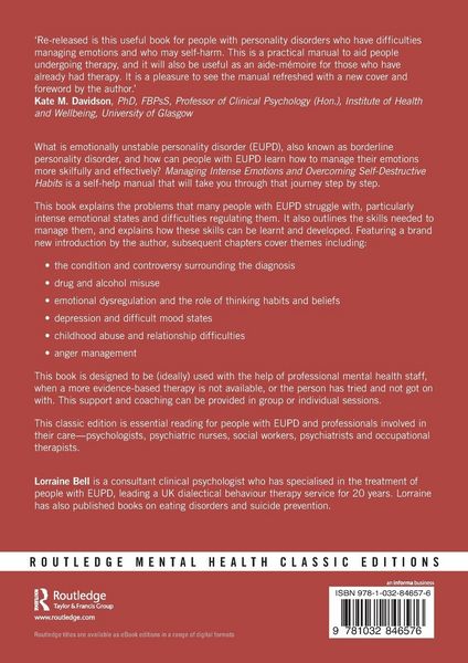 Produktbild: Managing Intense Emotions and Overcoming Self-Destructive Habits