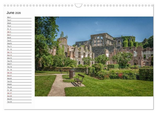 Produktbild: Belgium in pictures (Wall Calendar 2026 DIN A3 landscape), CALVENDO 12 Month Wall Calendar