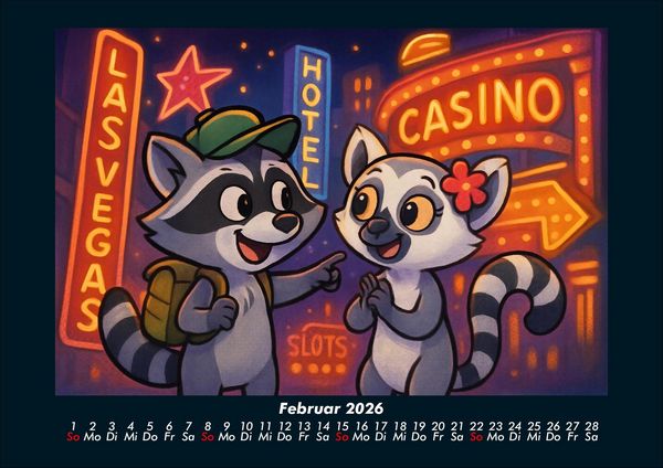 Produktbild: Rocco & Lulu - Reise durch die USA 2026 Fotokalender DIN A4