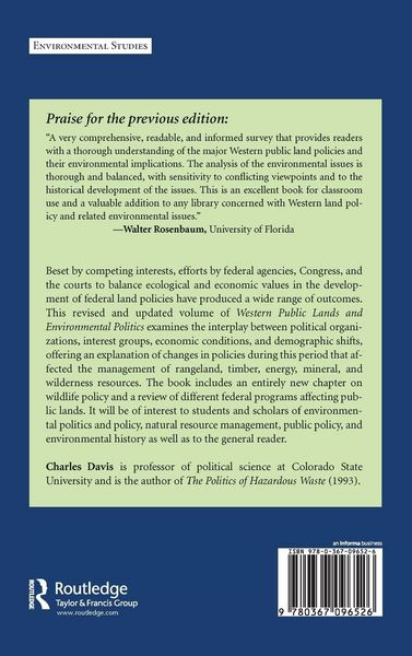 Produktbild: Western Public Lands And Environmental Politics