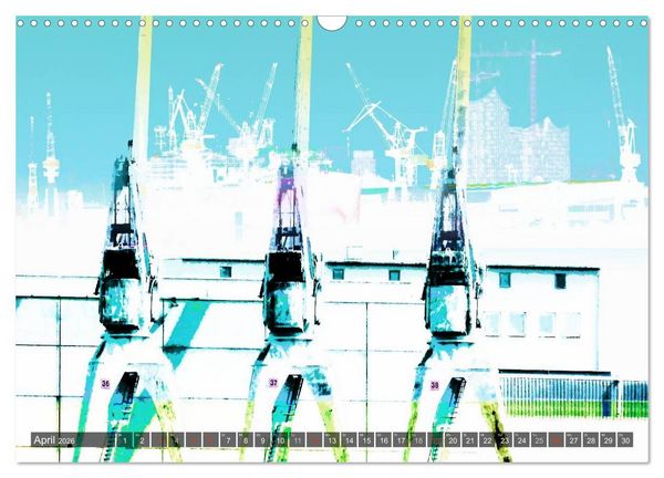 Produktbild: Photo-Art / Hamburg Hafen (Wandkalender 2026 DIN A3 quer), CALVENDO Monatskalender