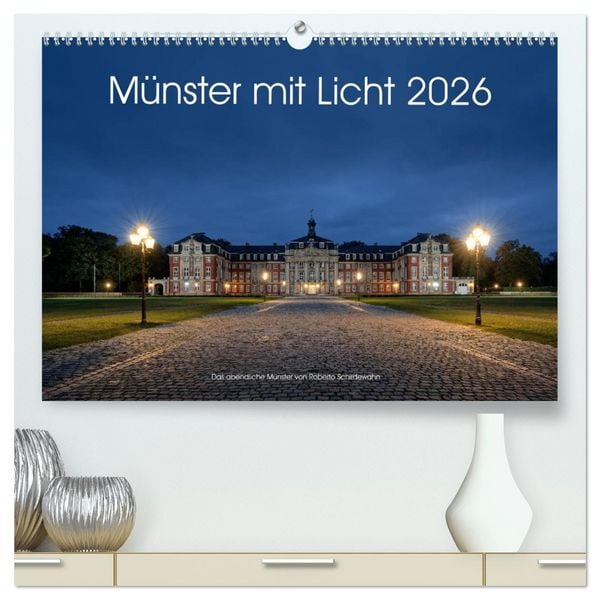 Produktbild: M&uuml;nster mit Licht (hochwertiger Premium Wandkalender 2026 DIN A2 quer), Kunstdruck in Hochglanz
