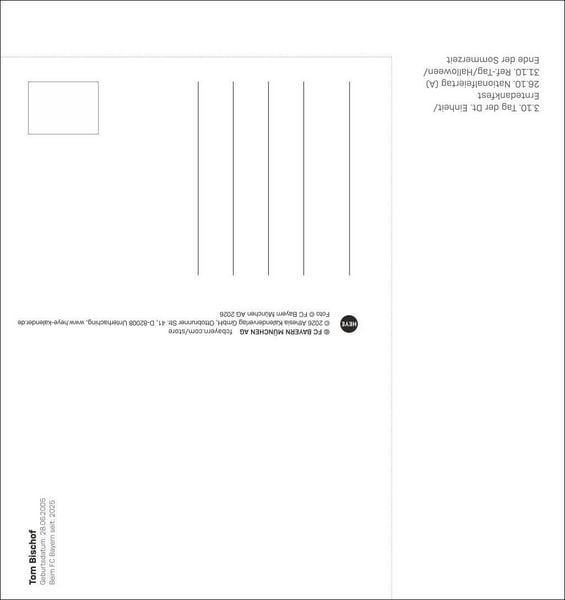Produktbild: FC Bayern M&uuml;nchen Postkartenkalender 2027