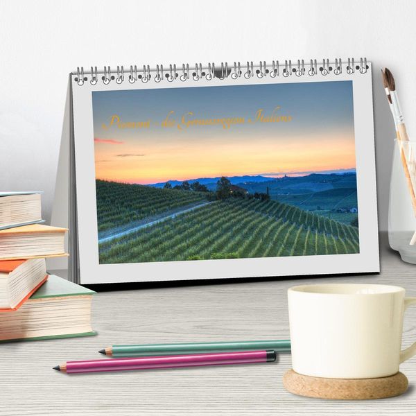 Produktbild: Piemont - die Genussregion Italiens (Tischkalender 2026 DIN A5 quer), CALVENDO Monatskalender