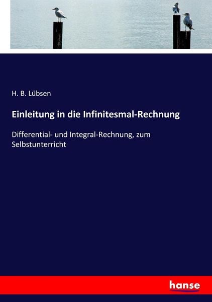 Einleitung in die Infinitesmal-Rechnung, Taschenbuch von H. B. Lübsen, Hansebooks, 9783743343139
