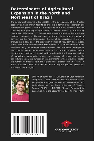 Produktbild: Determinants of Agricultural Expansion in the North and Northeast of Brazil