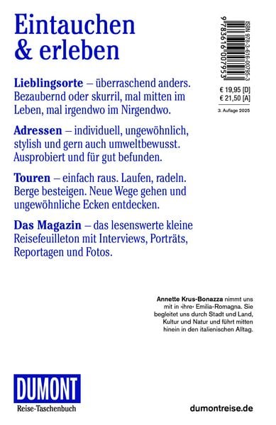 DUMONT Reise-Taschenbuch Reiseführer Emilia-Romagna