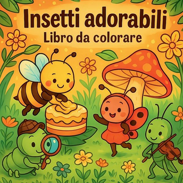 Produktbild: Insetti adorabili - Libro da colorare per bambini