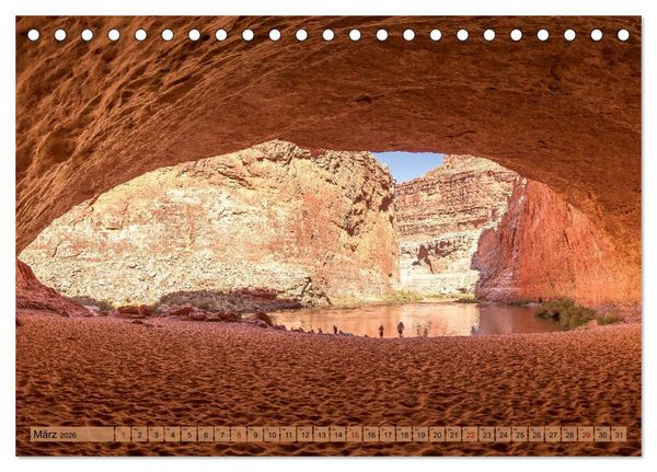Produktbild: Colorado River Rafting im Grand Canyon (Tischkalender 2026 DIN A5 quer), CALVENDO Monatskalender