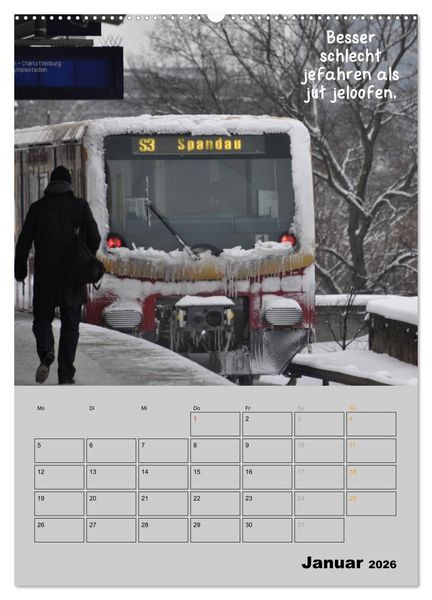 Produktbild: Berliner Stra&szlig;enfoto Kalender 2026 (hochwertiger Premium Wandkalender 2026 DIN A2 hoch), Kunstdruck in Hochglanz