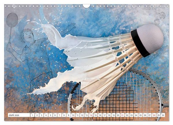 Produktbild: SPORT trifft SPLASH - normal war gestern (Wandkalender 2026 DIN A3 quer), CALVENDO Monatskalender