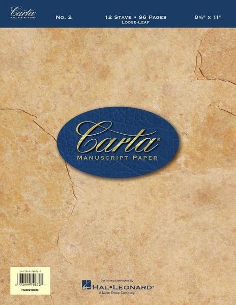 Produktbild: Carta Manuscript Paper No. 2 - Basic