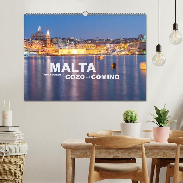 Produktbild: Malta - Gozo und Comino (Wandkalender 2026 DIN A2 quer), CALVENDO Monatskalender