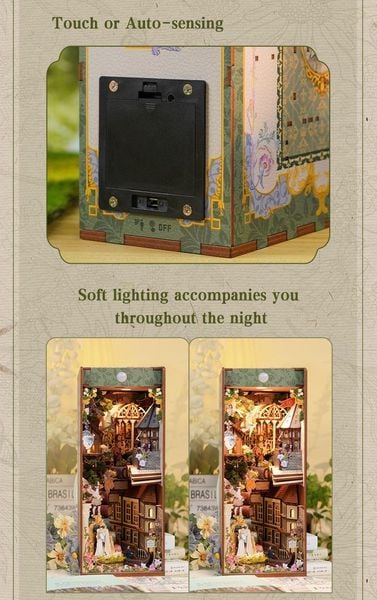 Produktbild: Book Nook DIY B&uuml;cherecke Shakespears Verse
