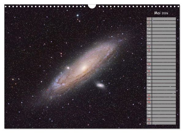 Produktbild: Deep-Sky Amateurastronomie (Wandkalender 2026 DIN A3 quer), CALVENDO Monatskalender
