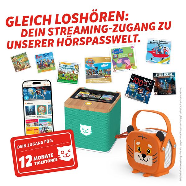 Produktbild: tigertones DUO - Ticket 12 Monate Swiss-Edition