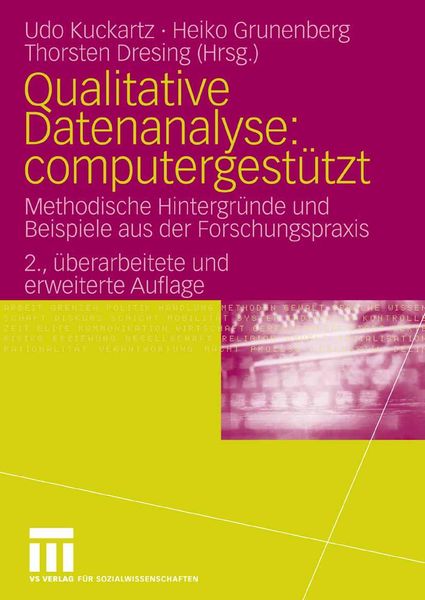 Produktbild: Qualitative Datenanalyse: computergest&uuml;tzt.