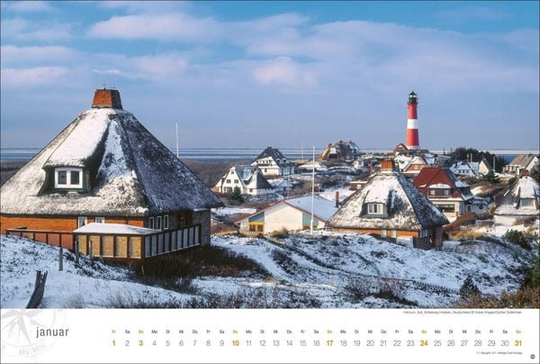 Produktbild: Nordsee Globetrotter Kalender 2027 - Von frischem Wind und weiten Str&auml;nden