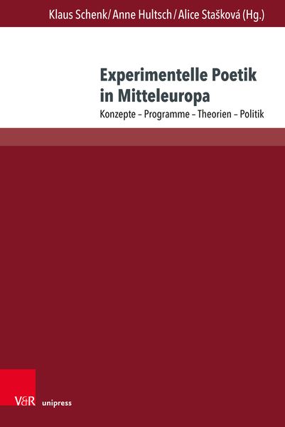Produktbild: Experimentelle Poetik in Mitteleuropa