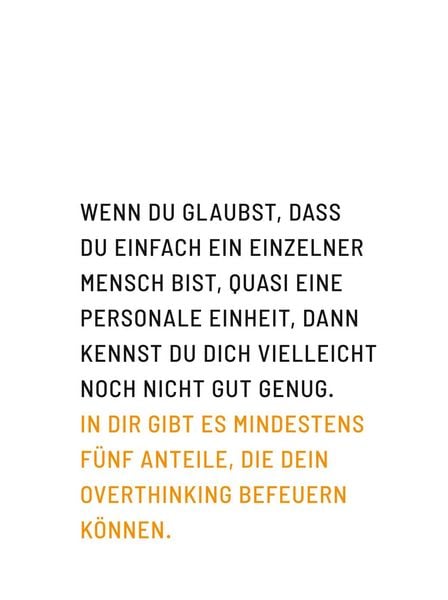 Produktbild: Die 1-Minuten-Strategie gegen Overthinking