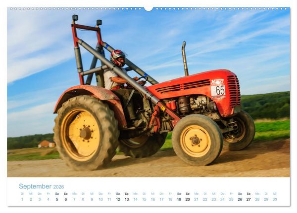 Produktbild: Traktorrennen - die 24 Stunden von Reingers (hochwertiger Premium Wandkalender 2026 DIN A2 quer), Kunstdruck in Hochglanz
