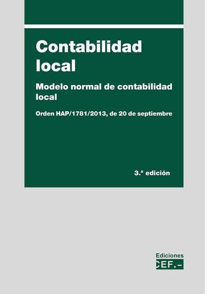 Produktbild: Contabilidad local. Modelo normal de contabilidad local