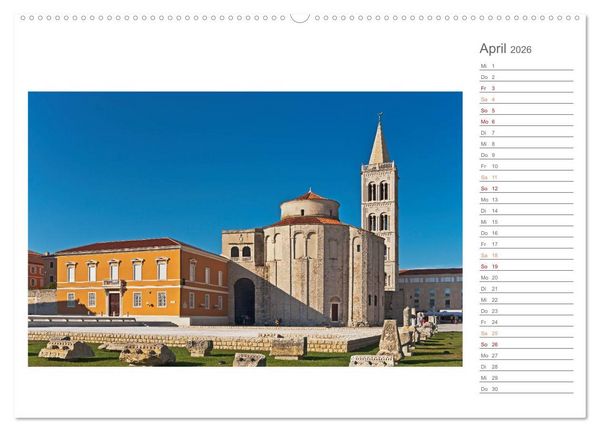 Produktbild: Kroatien, Terminplaner (hochwertiger Premium Wandkalender 2026 DIN A2 quer), Kunstdruck in Hochglanz