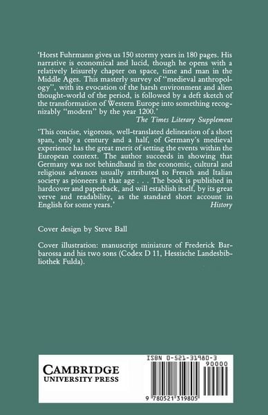 Produktbild: Germany in the High Middle Ages, c. 1050-1200