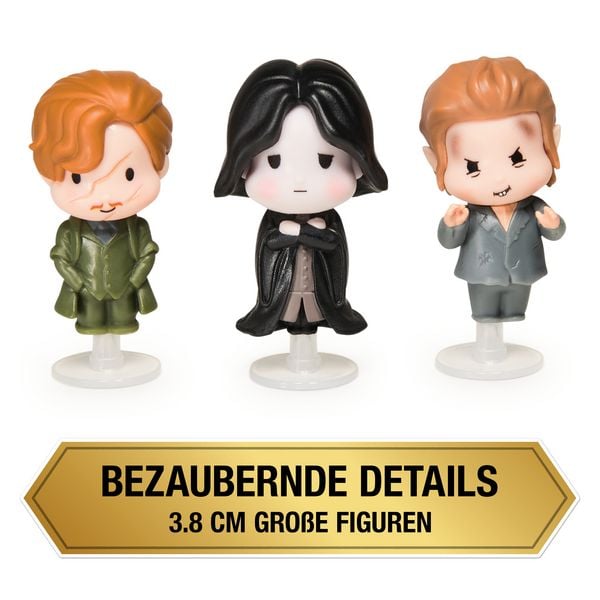 Produktbild: Wizarding World Harry Potter - Micro Magical Moments Sammelfiguren Multipack "Rivalen mit Remus Lupin, Severus Snape, Peter Pettigrew und Setzkasten