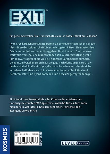 Produktbild: EXIT&reg; - Das Buch: Der Fall des Ryan Creed
