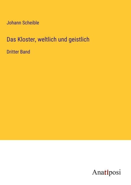 Produktbild: Das Kloster, weltlich und geistlich