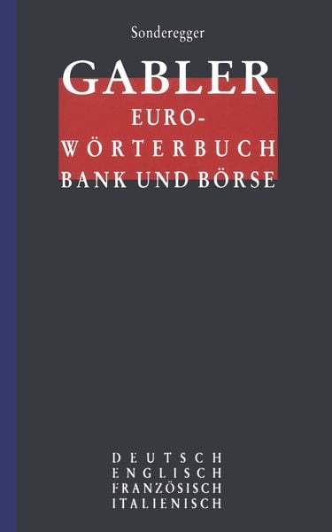 Produktbild: Gabler Euro-W&ouml;rterbuch Bank und B&ouml;rse