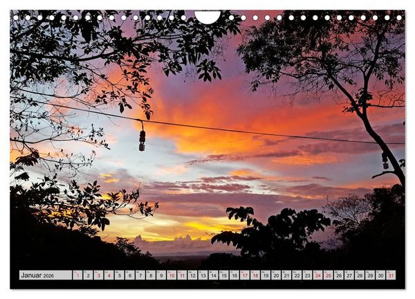 Produktbild: Costa Rica - Lebensfreude pur (Wandkalender 2026 DIN A4 quer), CALVENDO Monatskalender