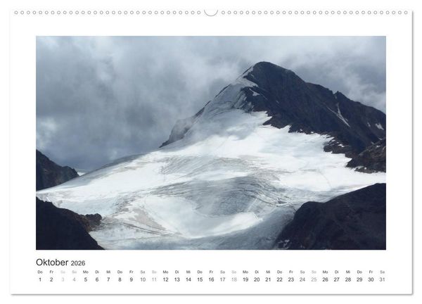 Produktbild: Die sch&ouml;nsten Gipfel der Alpen - Giganten aus Fels und Eis (Wandkalender 2026 DIN A2 quer), CALVENDO Monatskalender