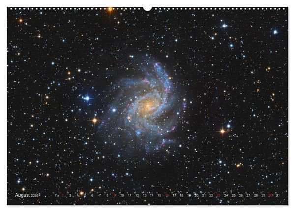 Produktbild: Faszination Galaxien Formenvielfalt der Welteninseln (Wandkalender 2026 DIN A2 quer), CALVENDO Monatskalender