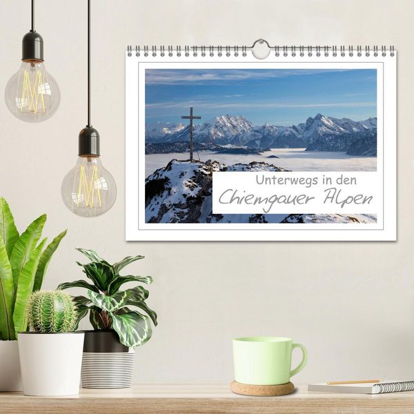 Produktbild: Unterwegs in den Chiemgauer Alpen (Wandkalender 2026 DIN A4 quer), CALVENDO Monatskalender