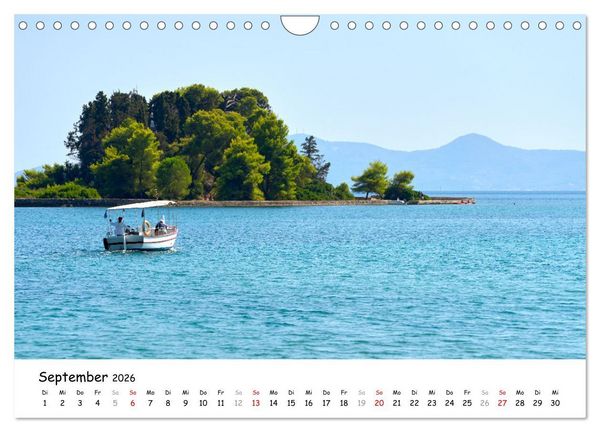 Produktbild: Mediterraner Zauber - Korfu in all seinen Facetten (Wandkalender 2026 DIN A4 quer), CALVENDO Monatskalender