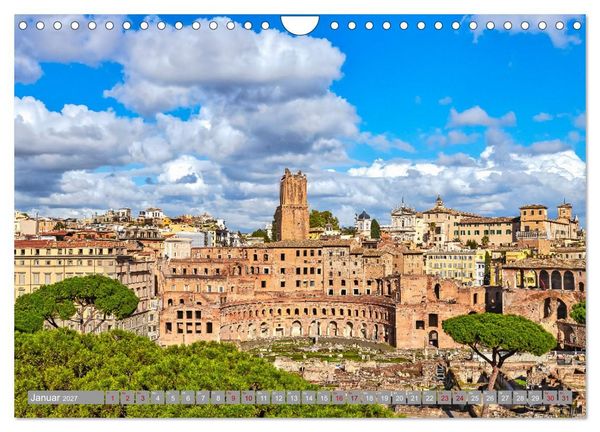 Produktbild: Rom - Ewige Stadt am Tiber (Wandkalender 2027 DIN A4 quer), CALVENDO Monatskalender