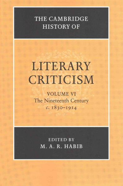 Produktbild: The Cambridge History of Literary Criticism